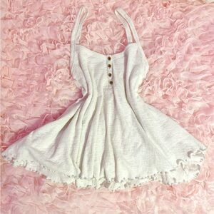 american eagle babydoll buttoned top